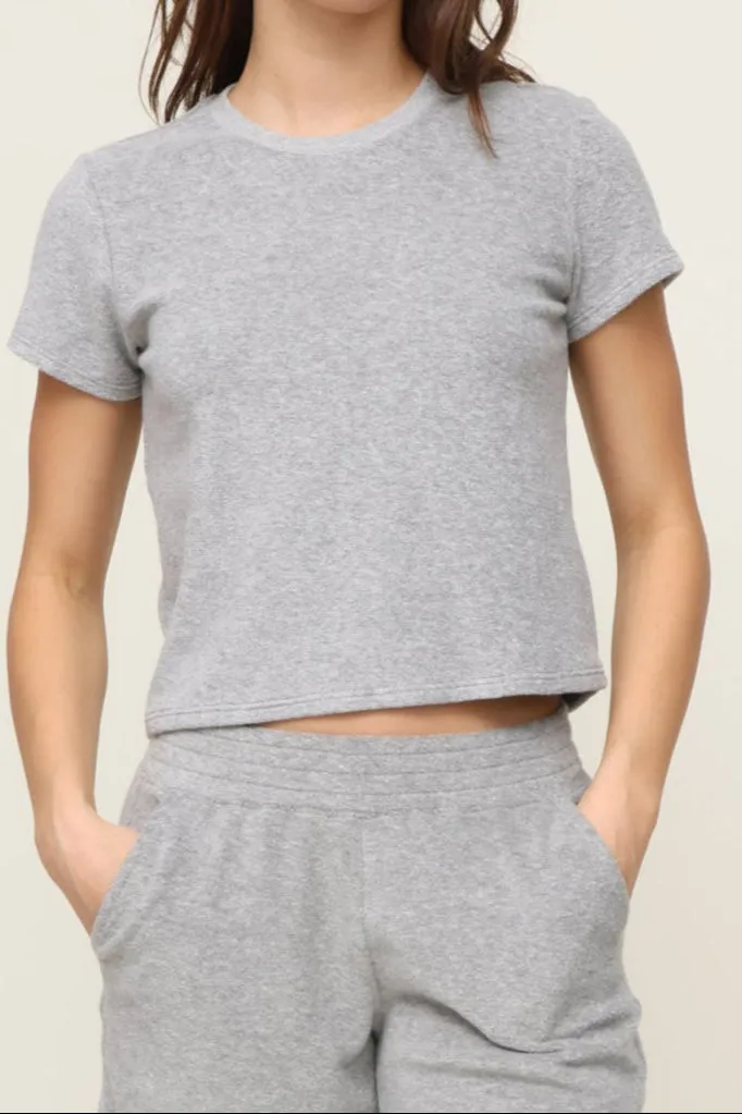 Eve Loop Terry Tee Soft Cotton Blend QuickDry Performance