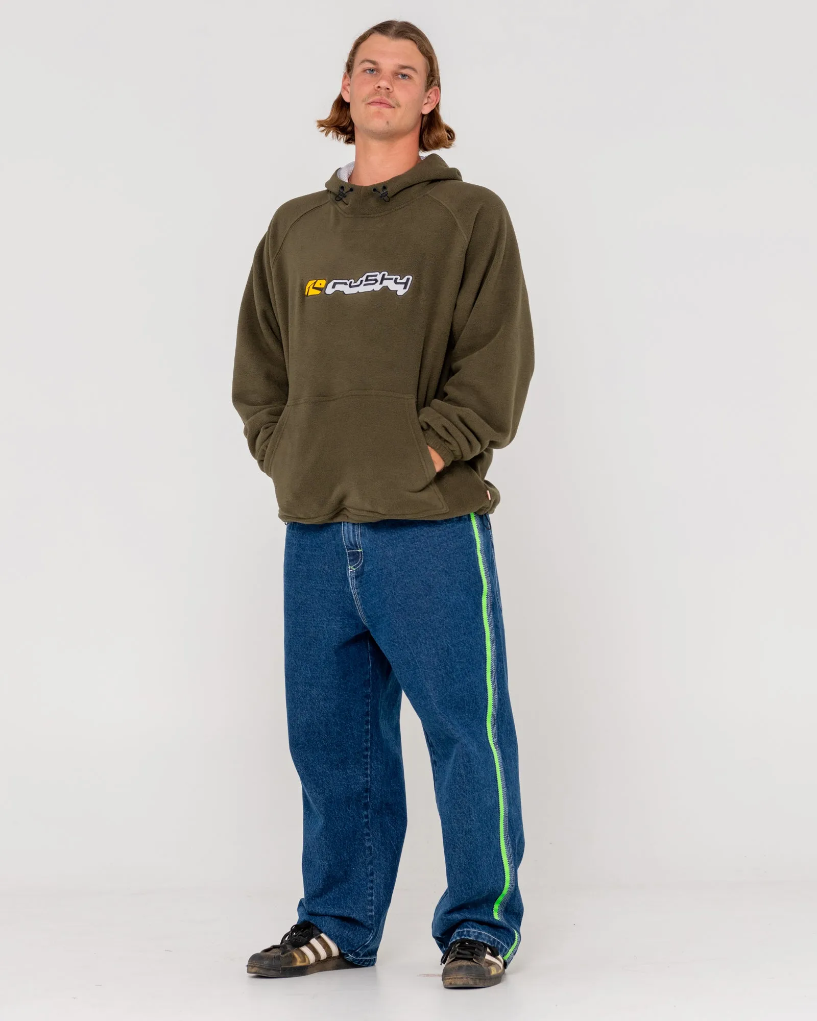 Express Oversized Polar Fleece Hoodie