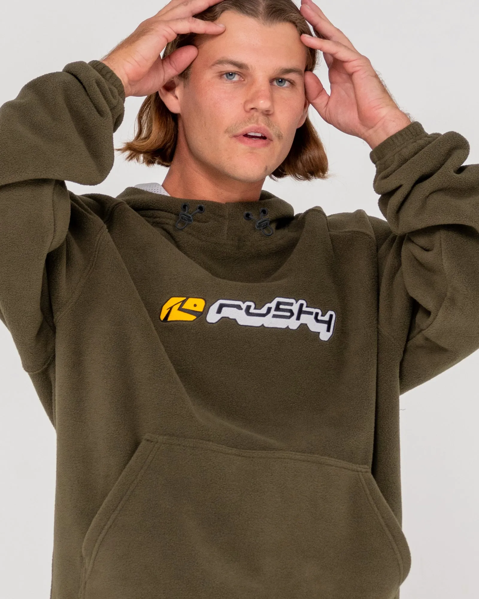 Express Oversized Polar Fleece Hoodie