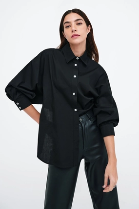 Ezra Shirt SeamlessSidePanels Zero Waste Production Label