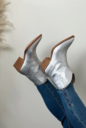 Silver Bullet Booties - FINAL SALE Wrinkle Resistant Weave Elasticated Hem