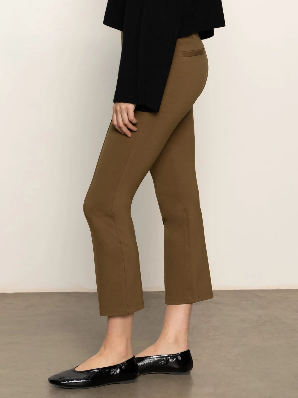 Sophisticated Look Weekend Comfort Fairway Legging Dirty Martini