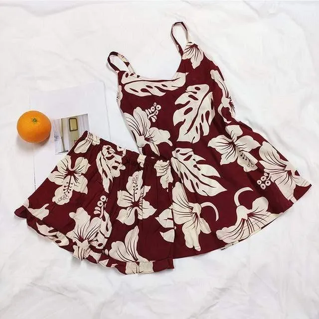FallSweet Sexy Print Pajama Sets for Women