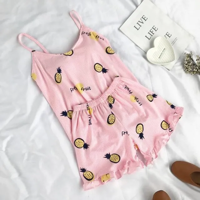 FallSweet Sexy Print Pajama Sets for Women