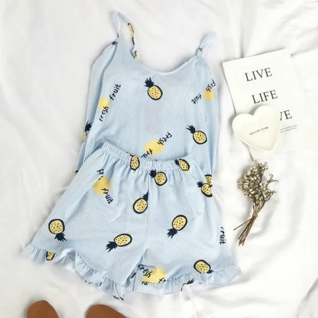 FallSweet Sexy Print Pajama Sets for Women