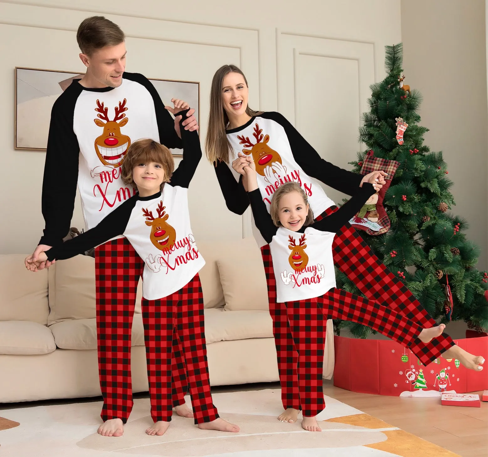 Family Christmas Pajamas Matching Sets