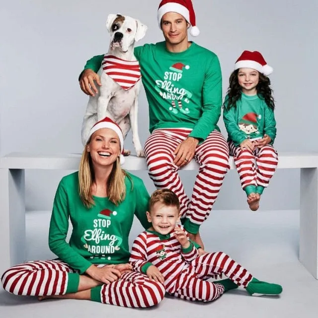 Family Christmas Pajamas Set 2024. Matching Jammies for Christmas. Holiday PJs. WickedYo.