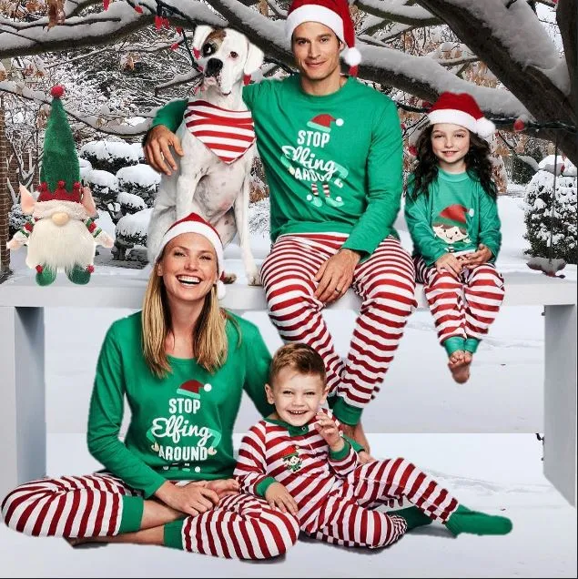 Family Christmas Pajamas Set 2024. Matching Jammies for Christmas. Holiday PJs. WickedYo.