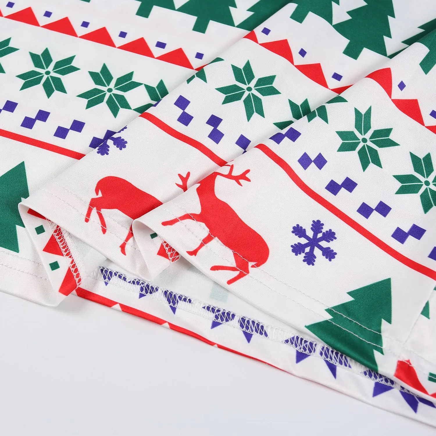 Family Matching Christmas Tree Print Christmas Family Look Pajama Set