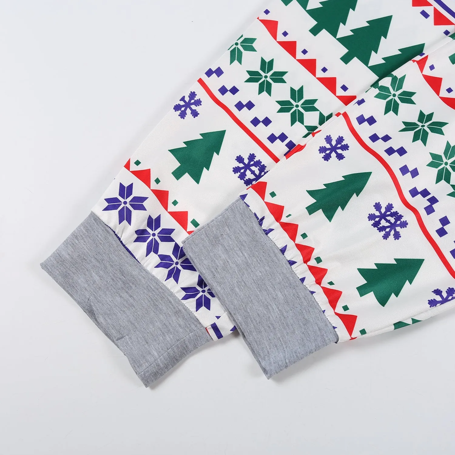 Family Matching Christmas Tree Print Christmas Family Look Pajama Set