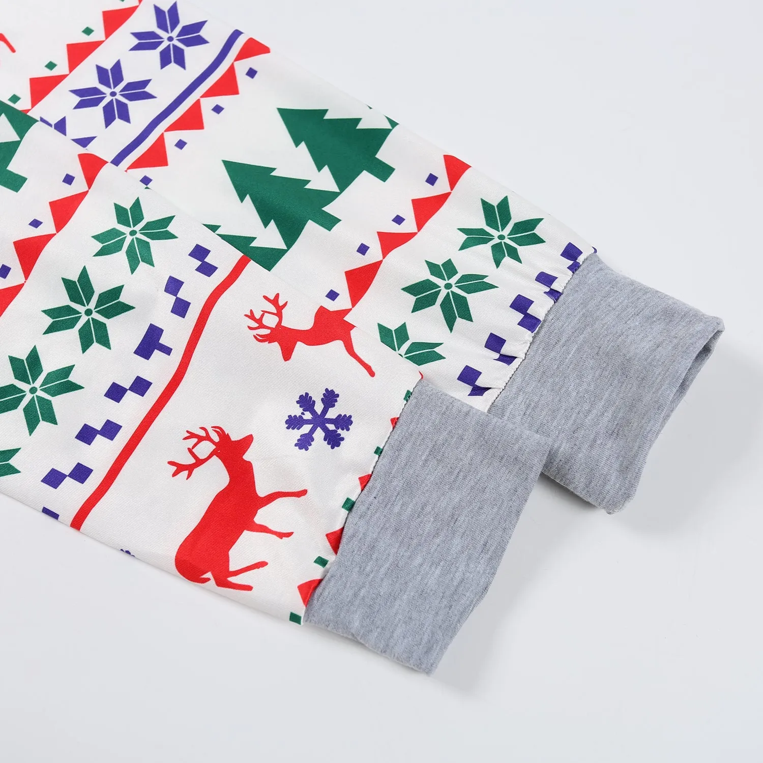 Family Matching Christmas Tree Print Christmas Family Look Pajama Set