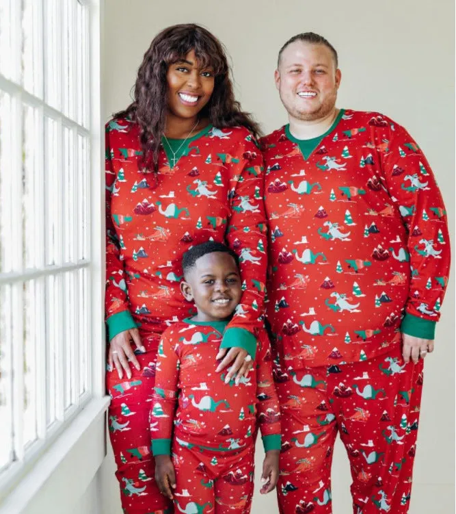 Family Matching Festive Christmas Pajama Cotton Sets
