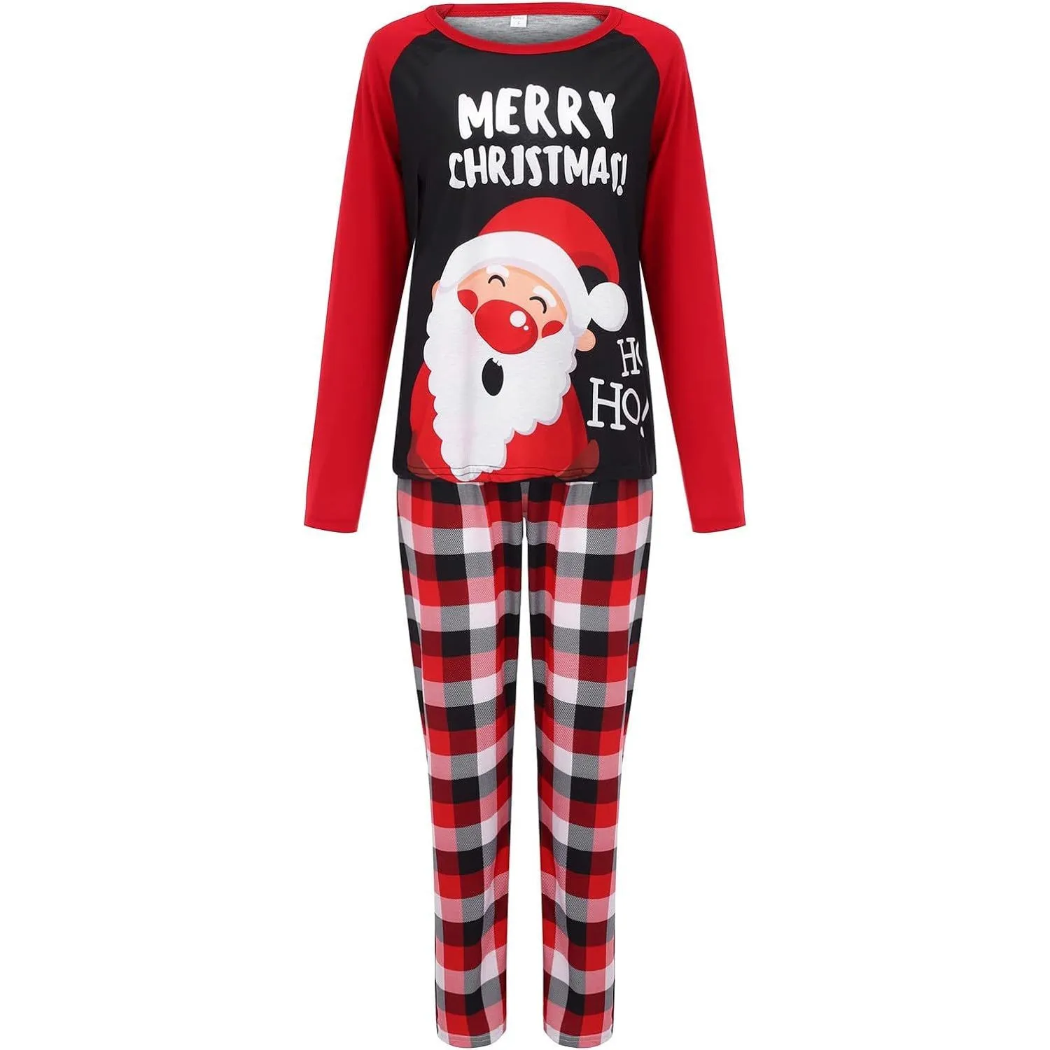 Family Matching Pajamas Christmas Pjs Holiday Nightwear Sleepwear Sets Long Sleeve Pjs