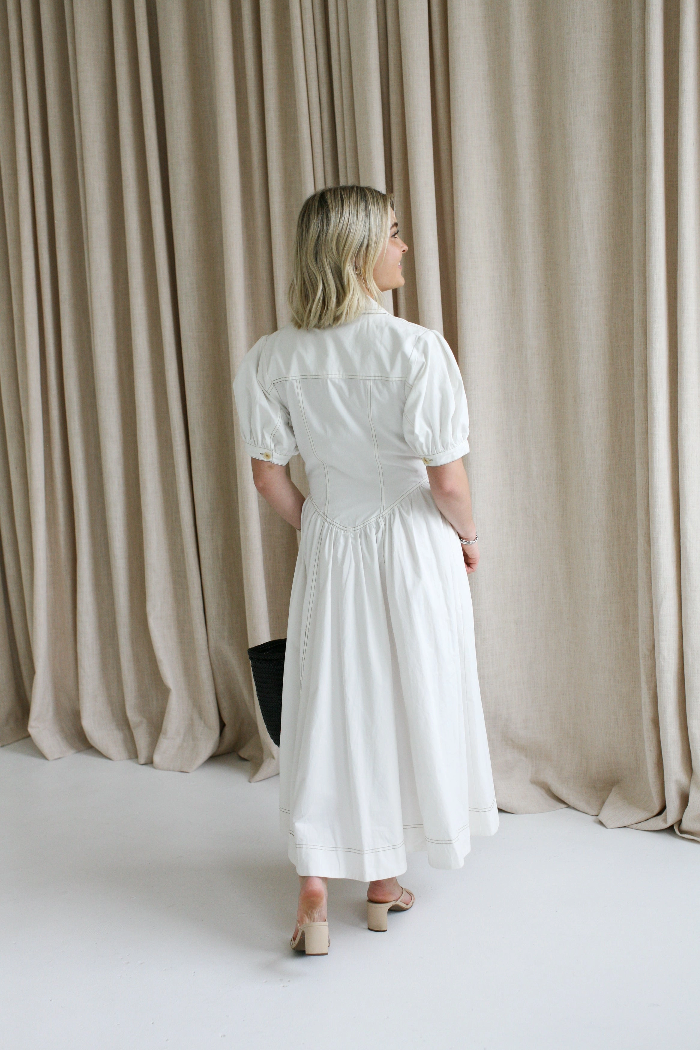 Piper Puff Sleeve Dress Stay Cool