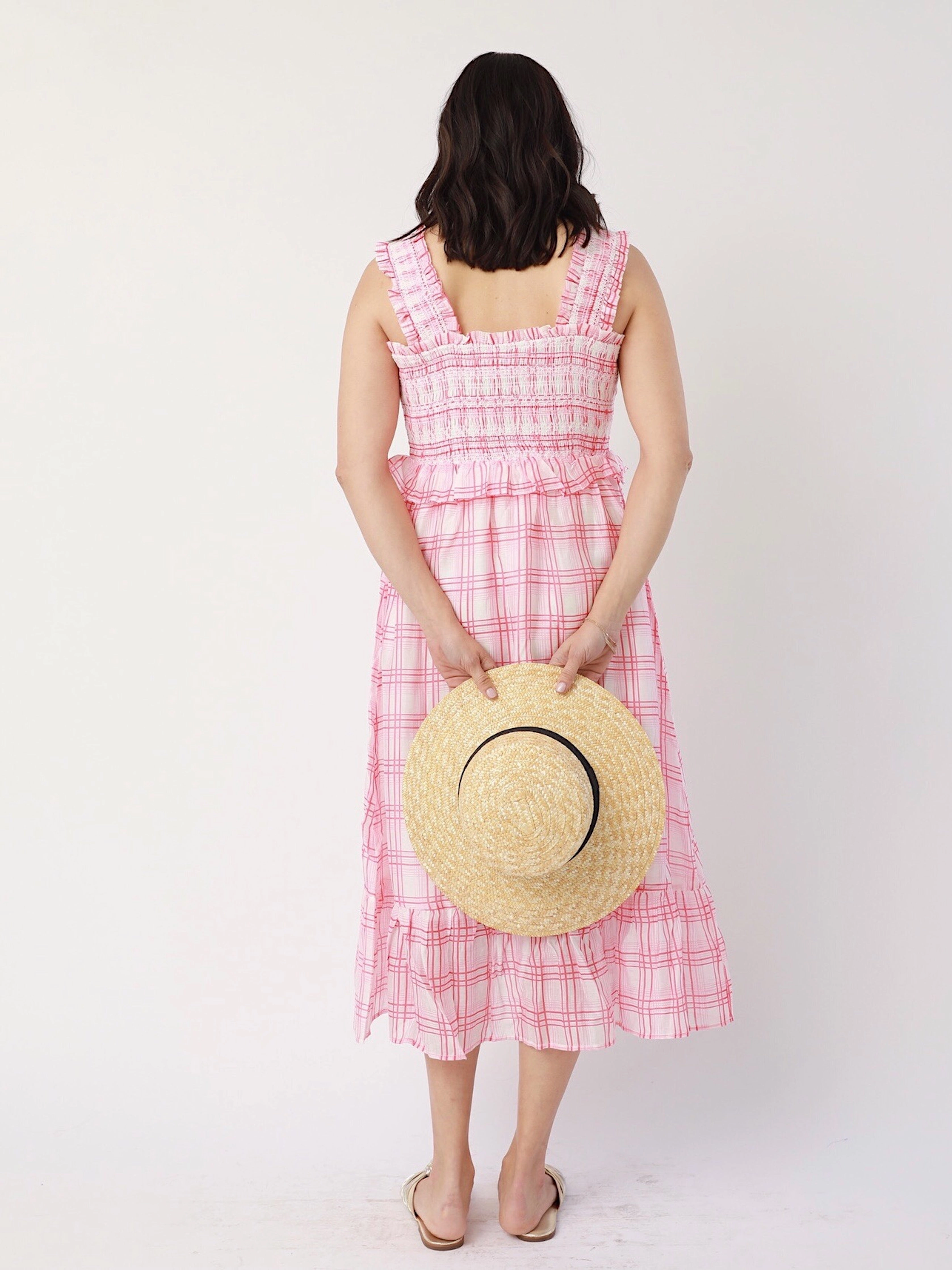 Briar Plaid Midi Casual Chic Wear