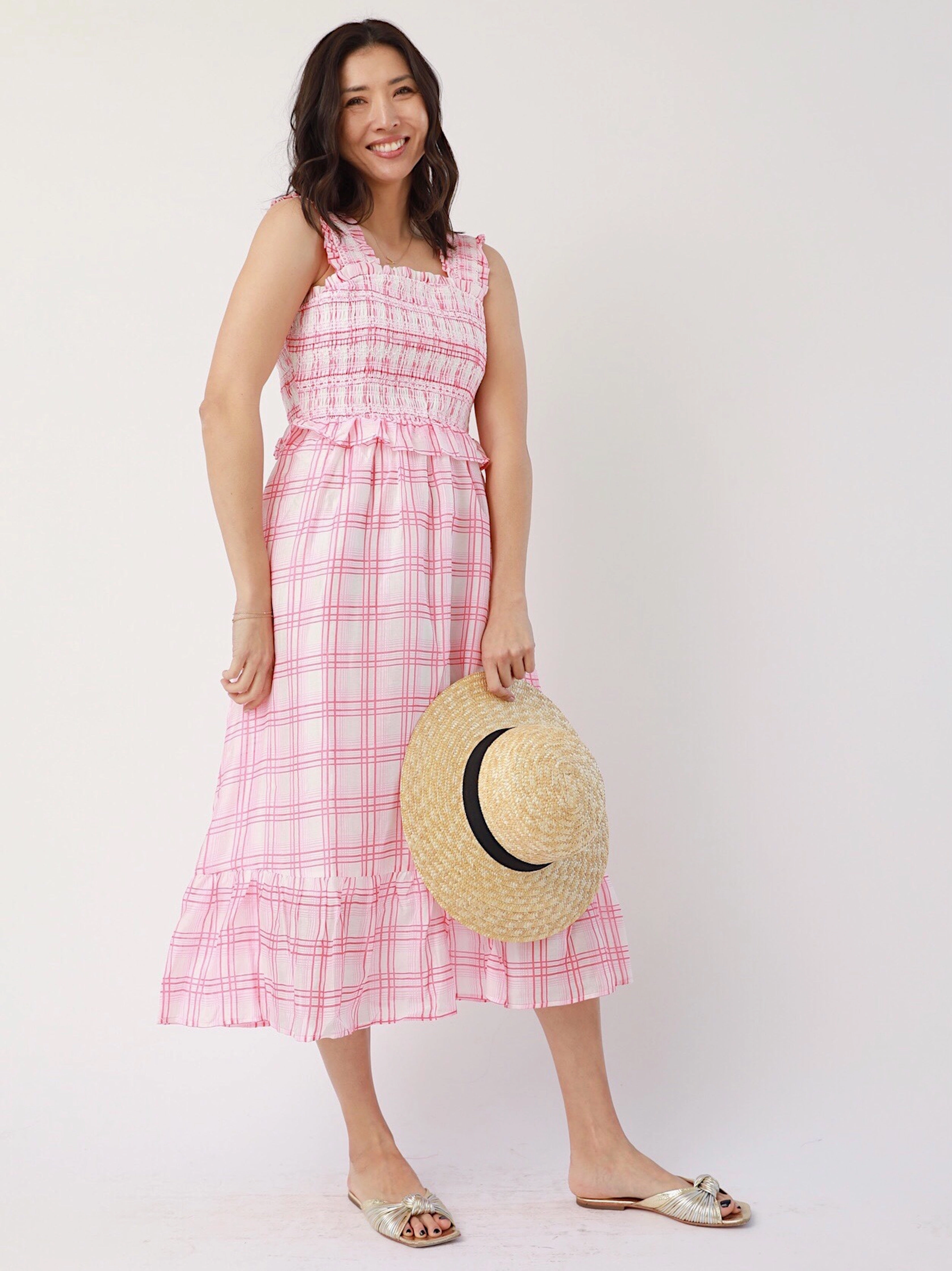 Briar Plaid Midi Perfect Style Wear Effortless Elegance