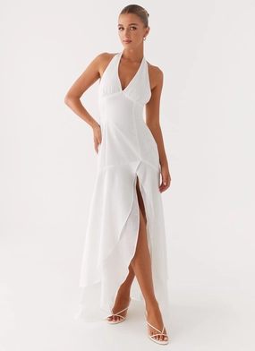 Comfort Fit Turu Maxi Dress - White