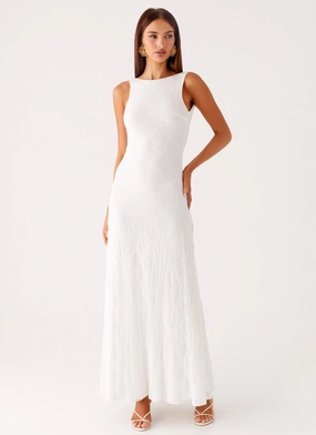 Embrace The Sun Maxi Dress - White Clean Grace