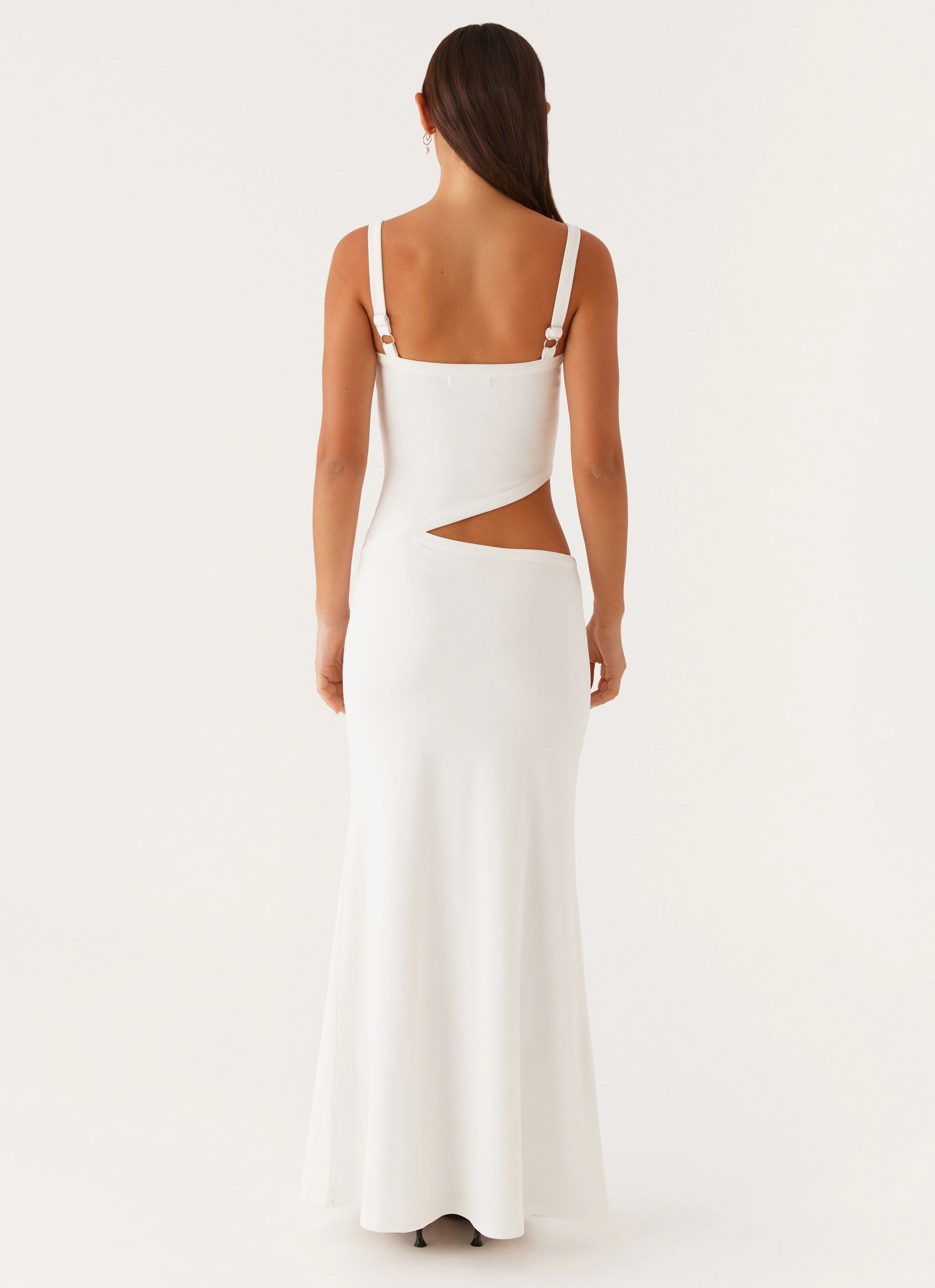 Sister Charm Flow Sleeve Jocelyn Maxi Dress - White