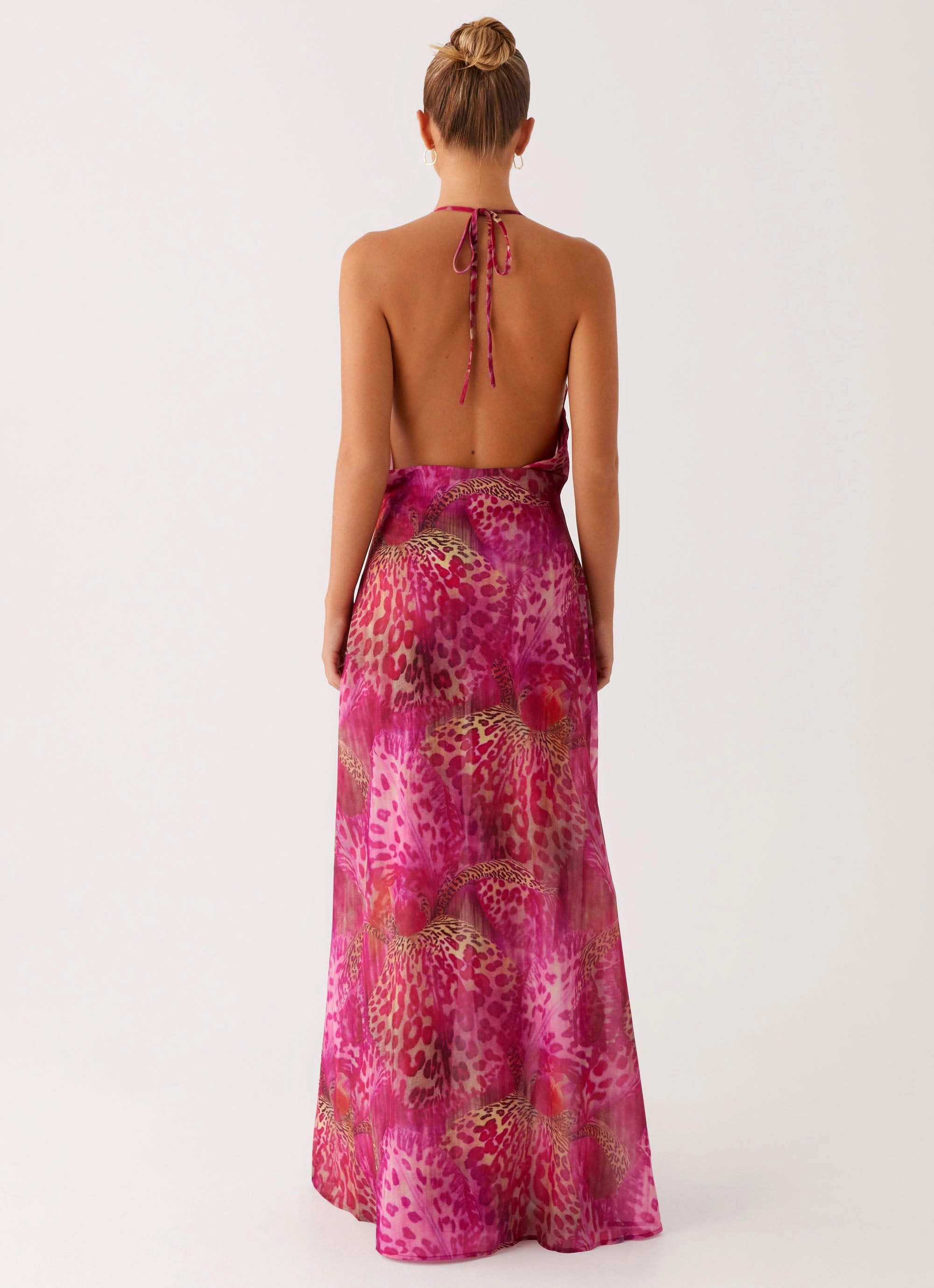 Fantasy Maxi Dress - Lavender Lagoon Gentle Texture Shine Finish