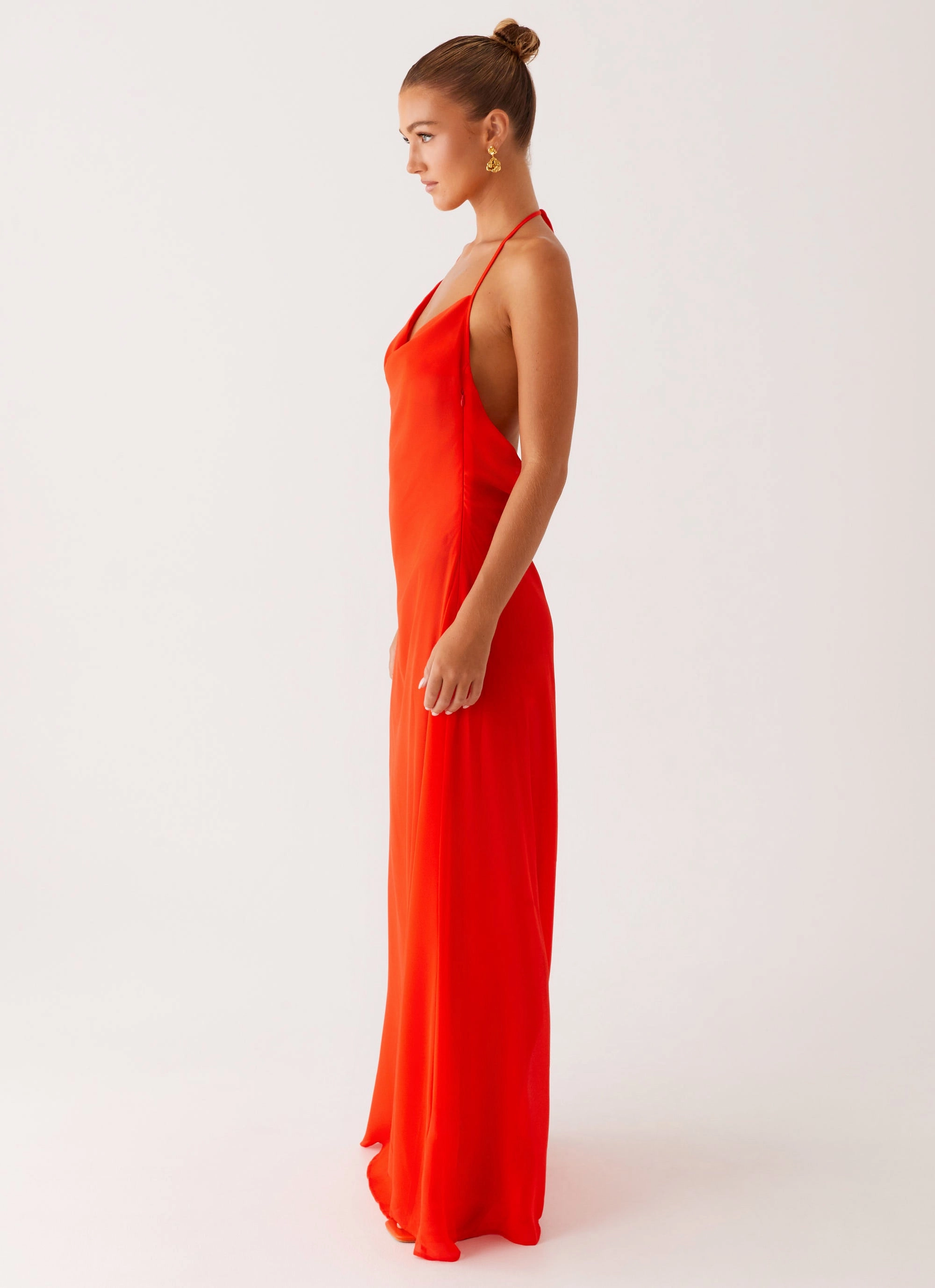Bare Glow Fantasy Maxi Dress - Orange