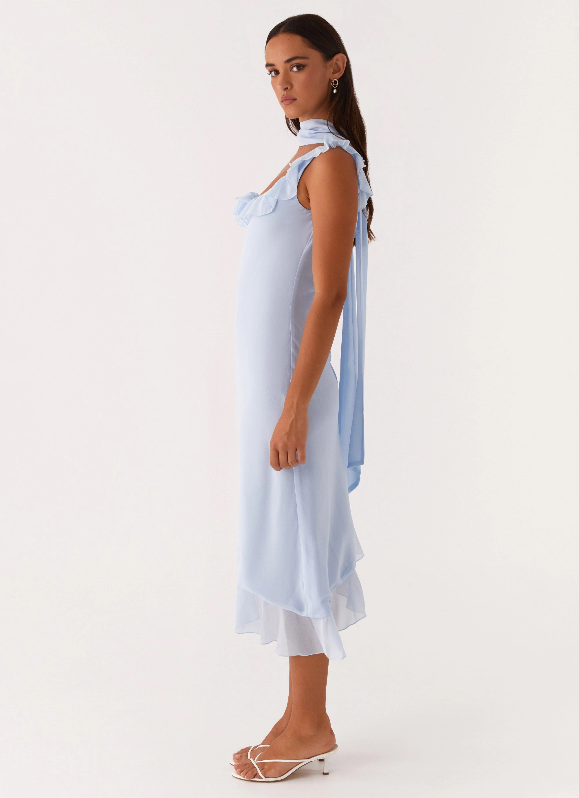 Fariday Midi Dress - Blue Seasonal Essential