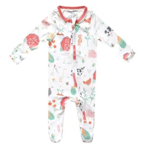 Farmstead Zip Up Footie