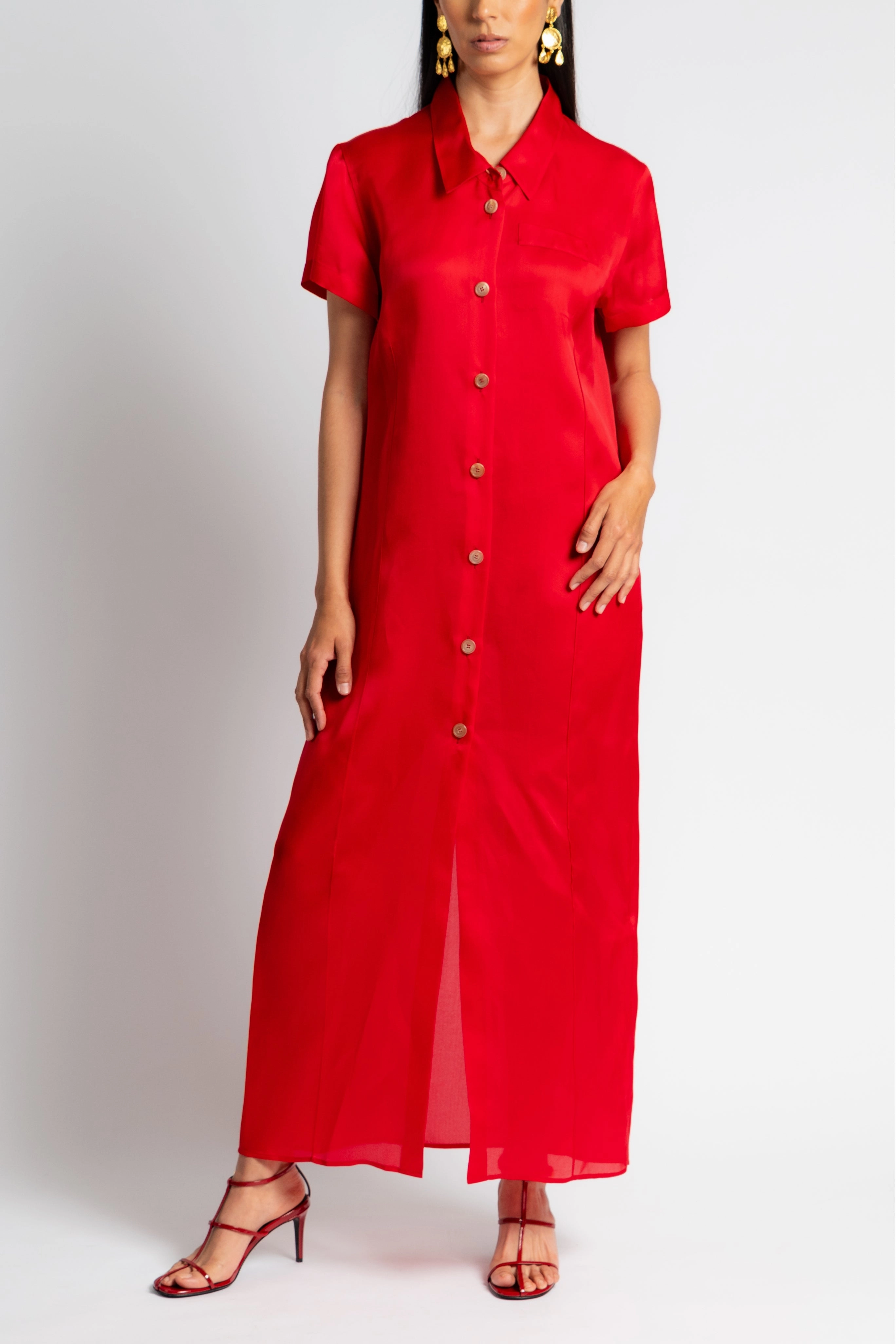 Silky Drape Clean Base Effy Dress