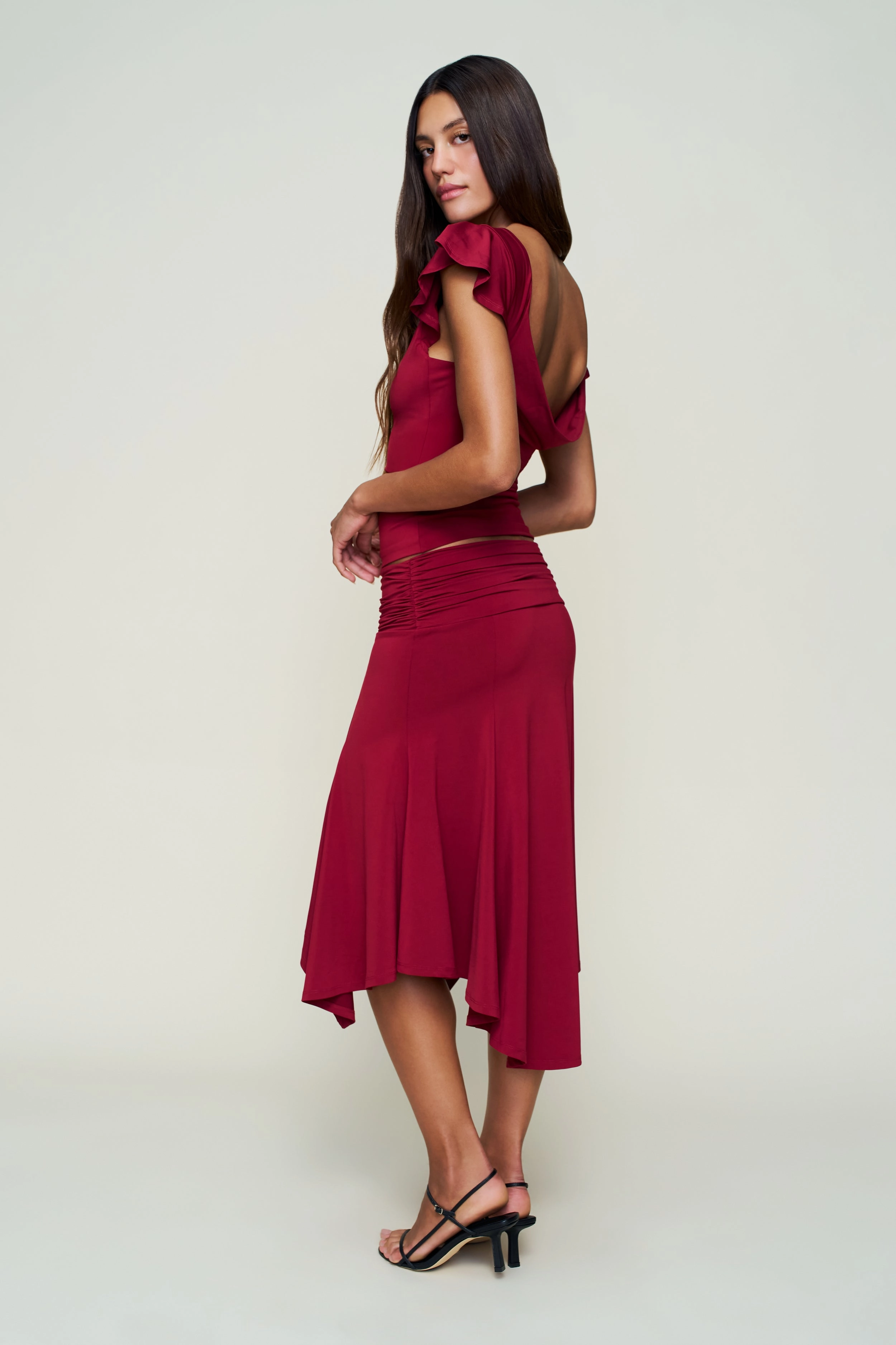 Polished Style Soffiano Skirt