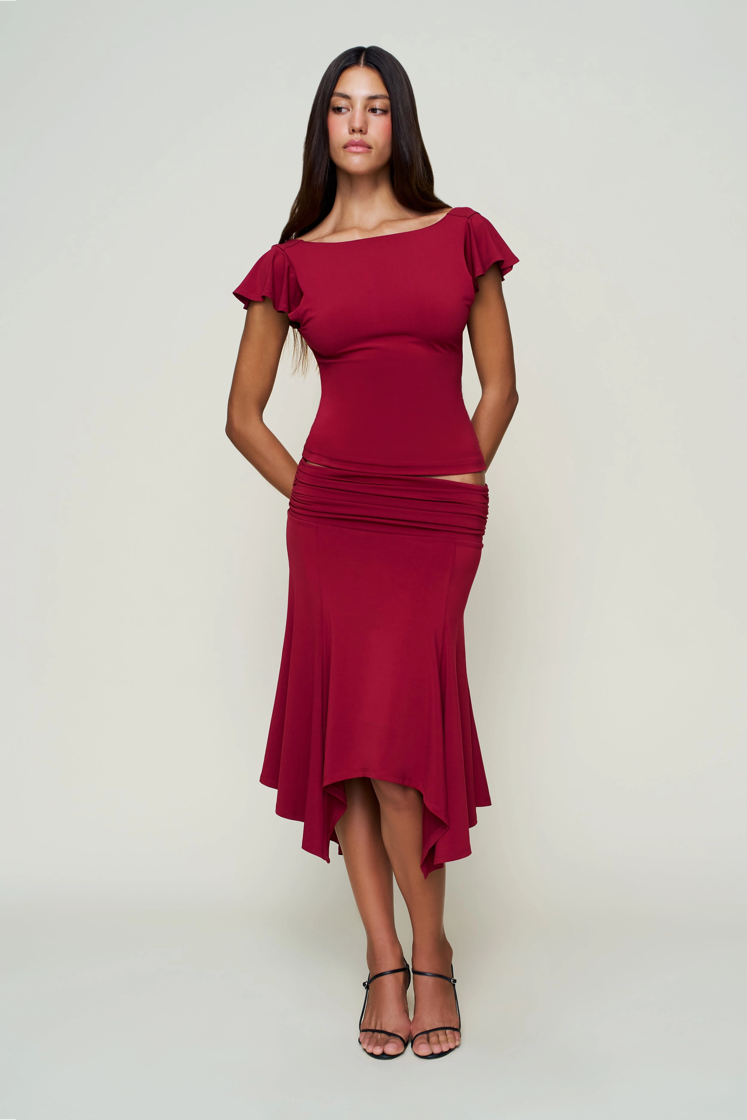 Soffiano Skirt Chill Tones