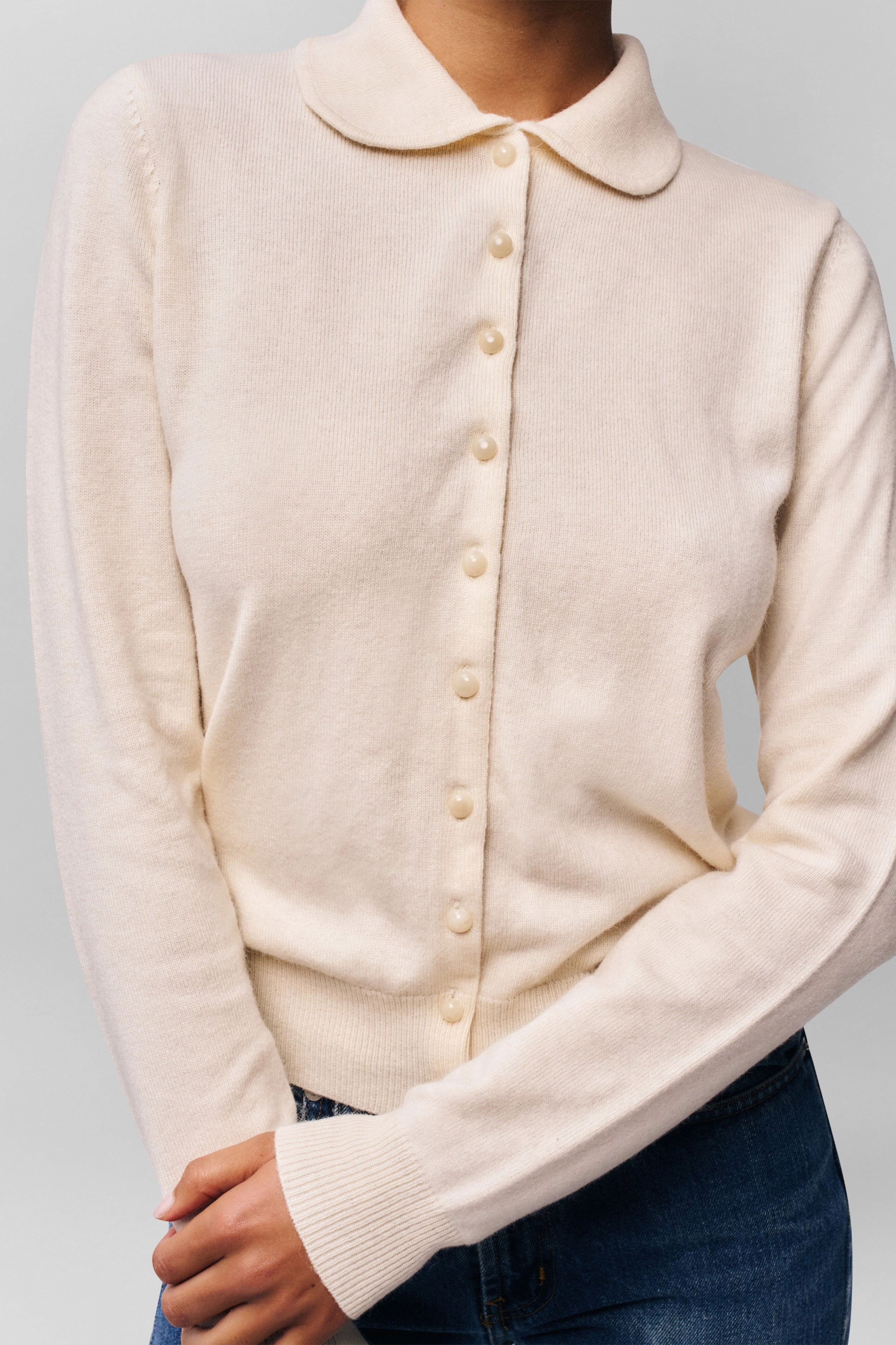 Delphine Cardigan Elastic Seamless Design