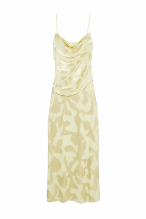 Jessa Draped Gown Mood Booster Fall Inspired