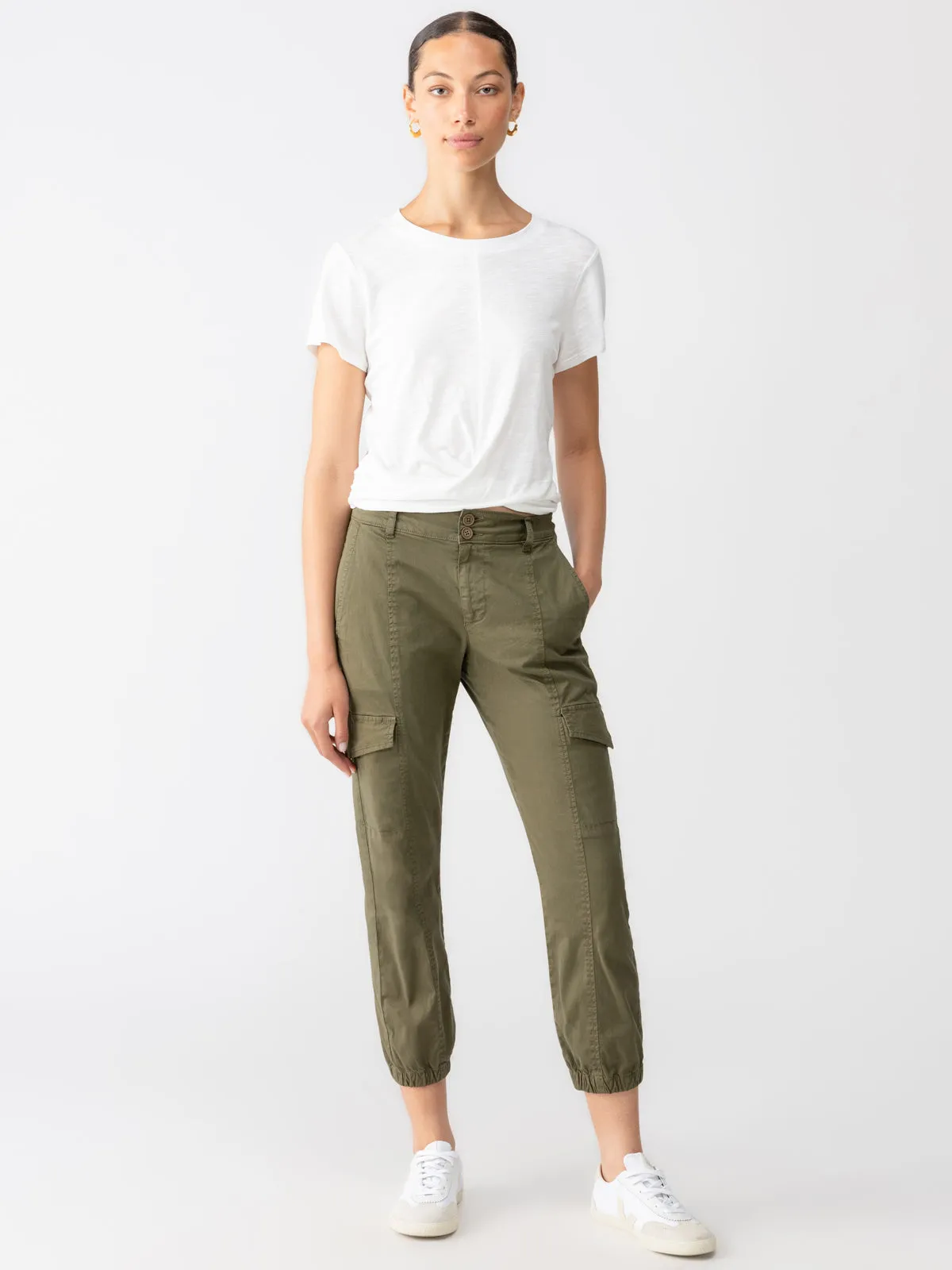 Easy Fit Design Wool blend Rebel Standard Rise Pant Hiker Green