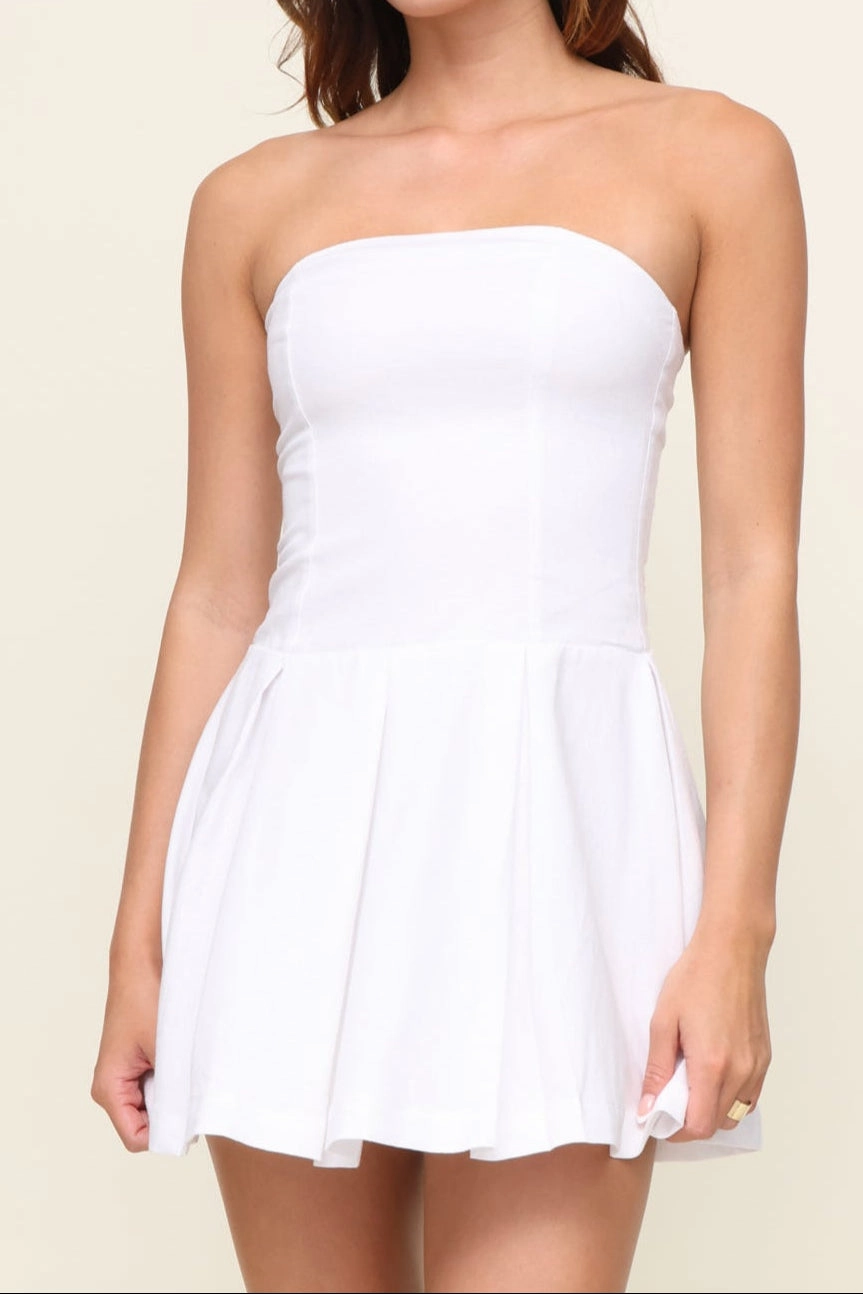 Fashionable outfit for outings The Crystal Pleated Dress