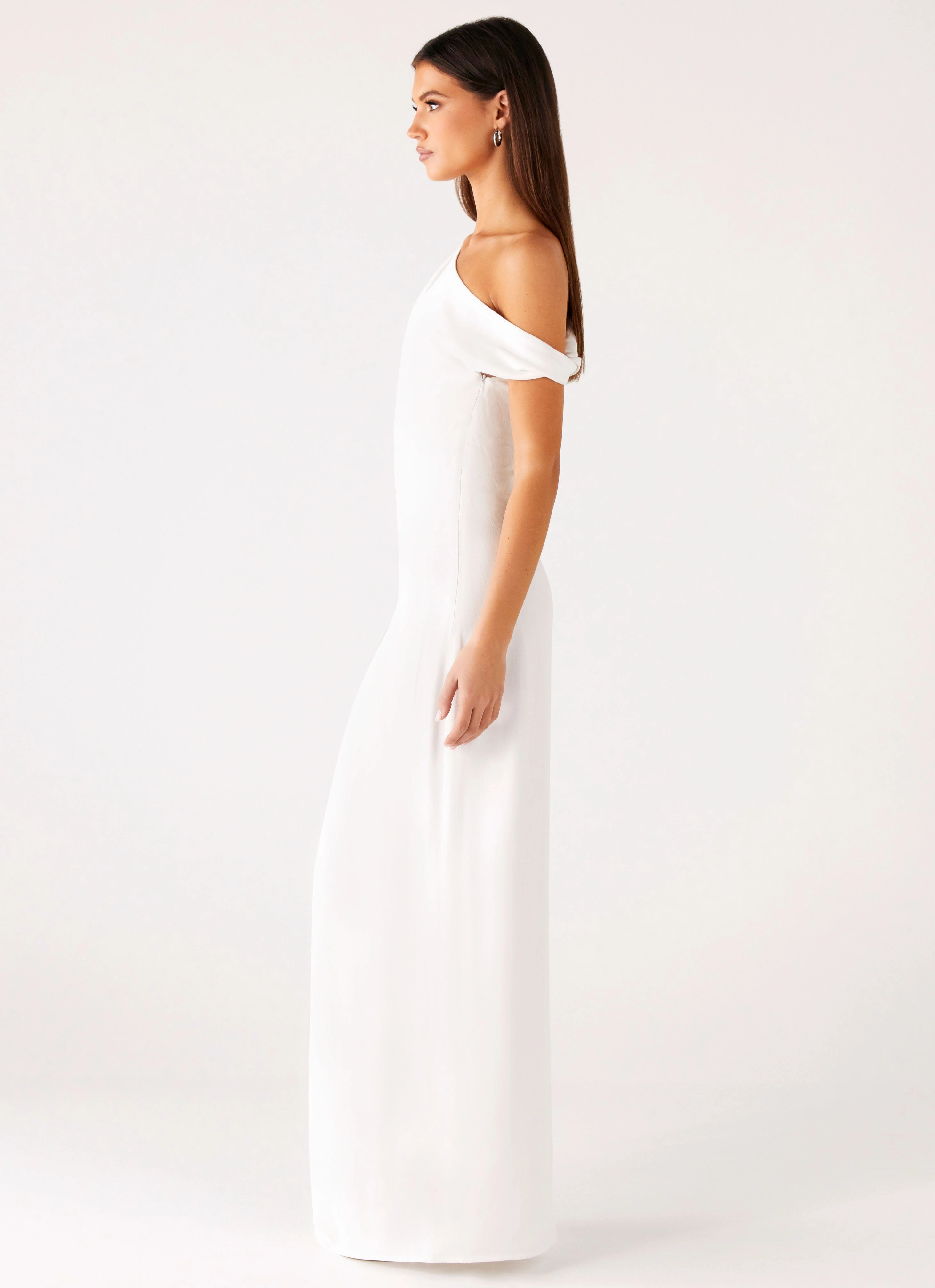 Mckenna Maxi Dress - White Cool Comfort