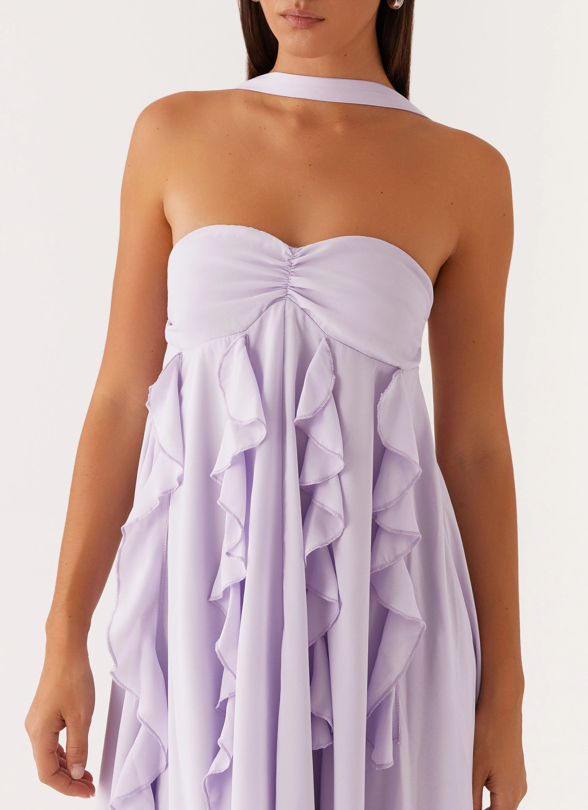 Florence Maxi Dress - Lilac Celebrity-Inspired