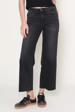Sleek and Soft Wide Leg Crop Jean