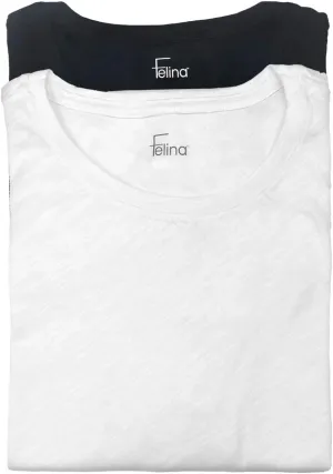 Felina | Slub Jersey Crew Neck T-Shirt | 2-Pack