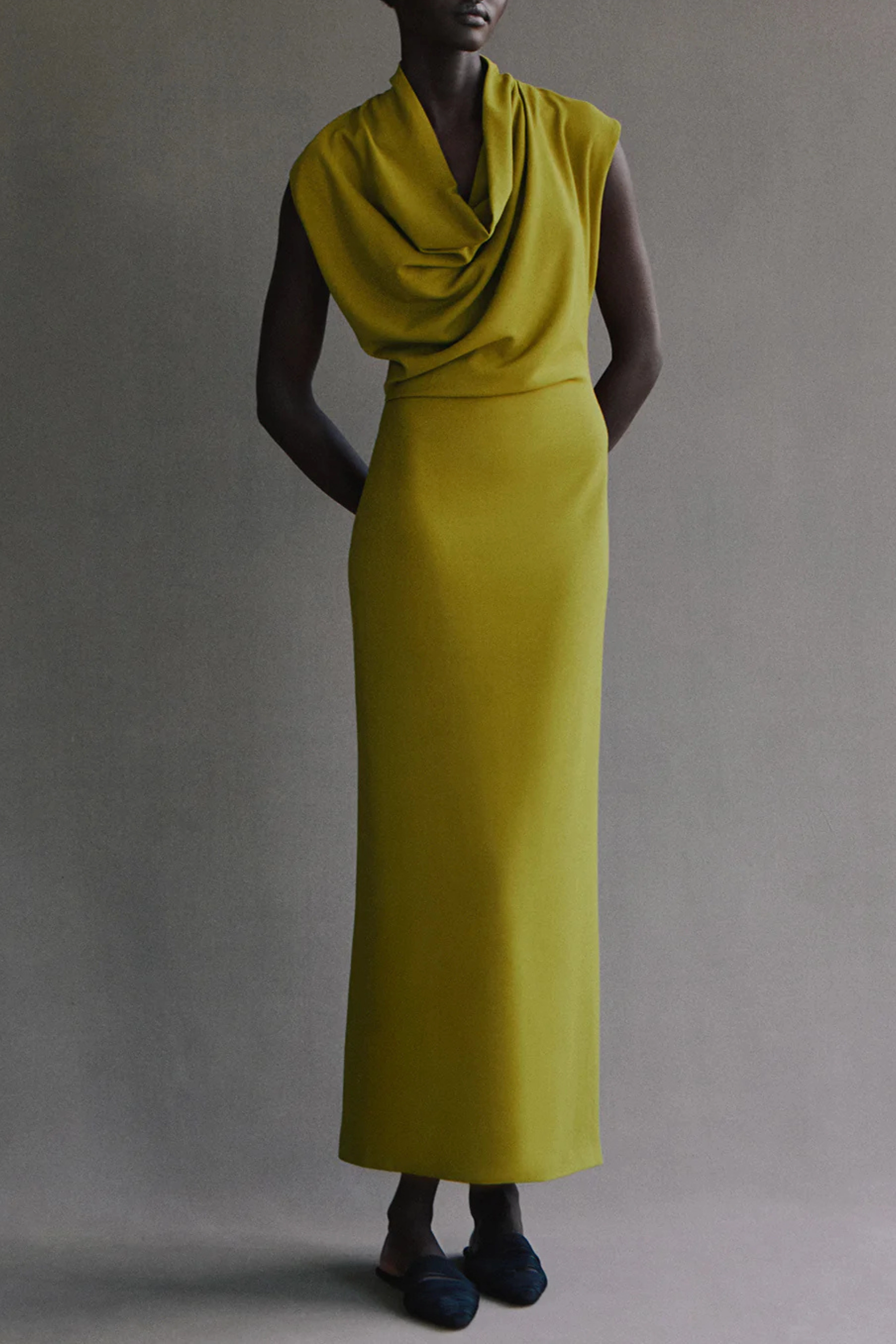 Babette Dress Satin Finish Open Design
