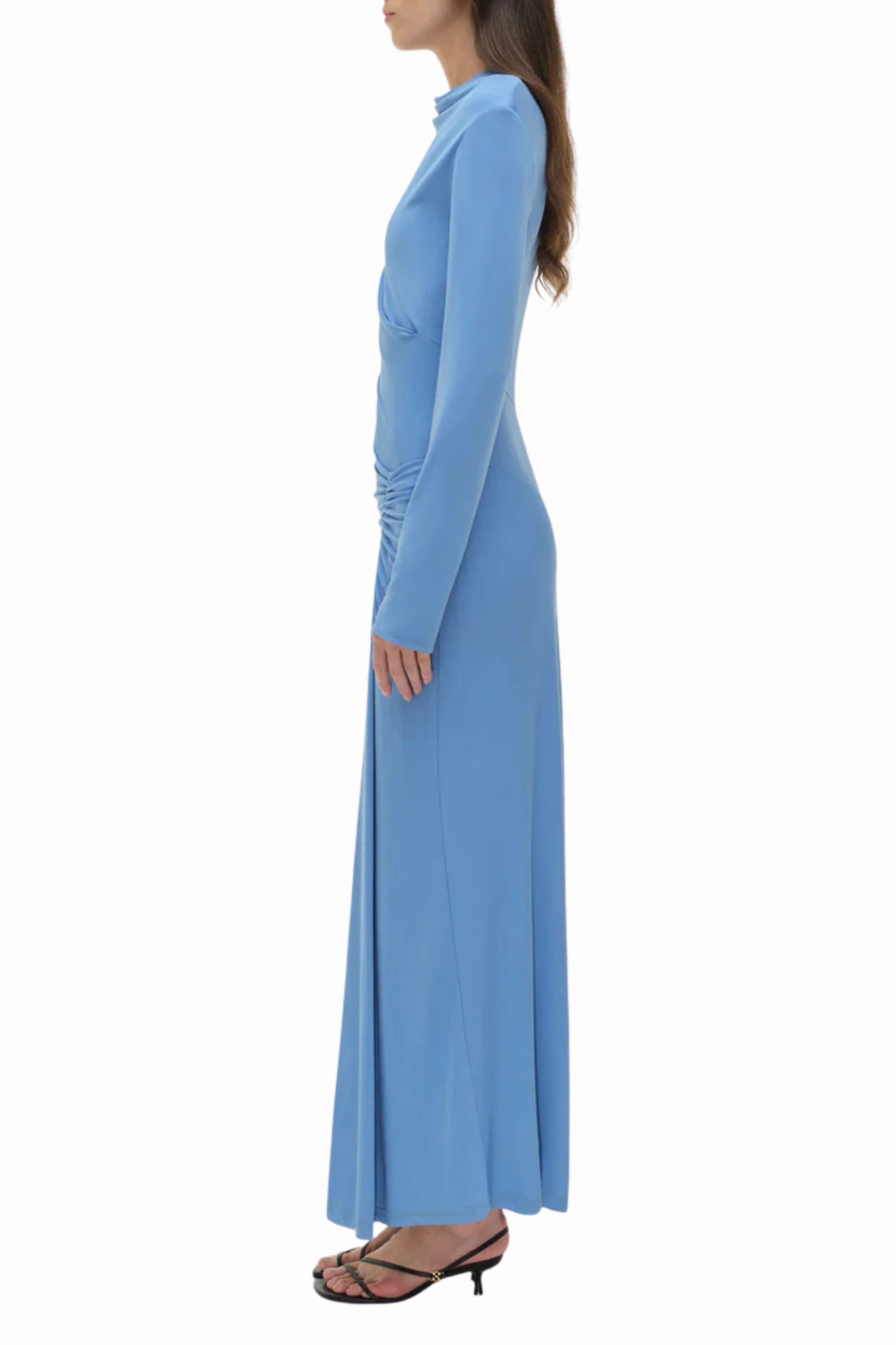 Flattering Waistband Fit Youth Charm Ferrera Midi Dress
