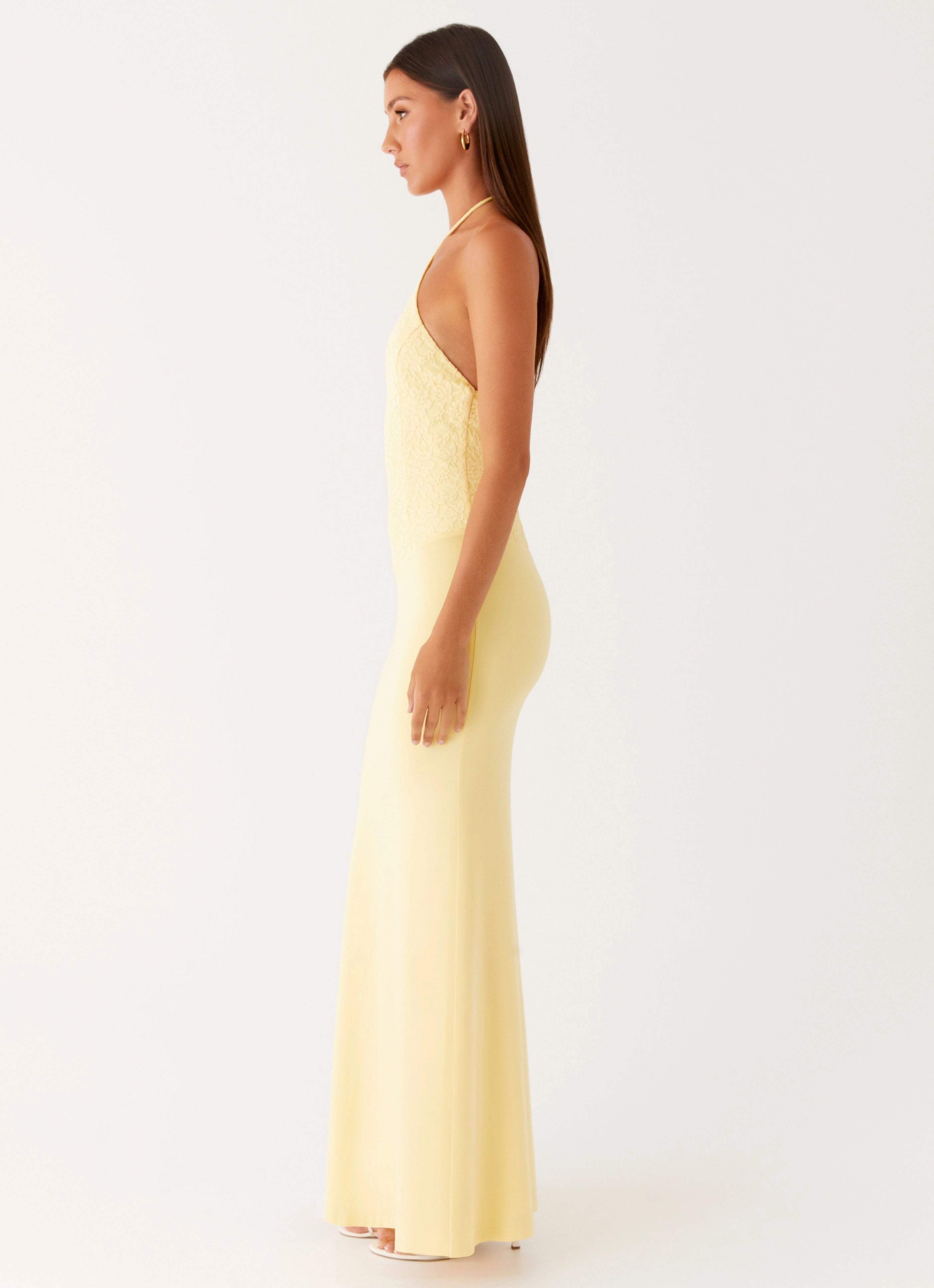 Fiesta Halter Maxi Dress - Sunny Yellow All Wear