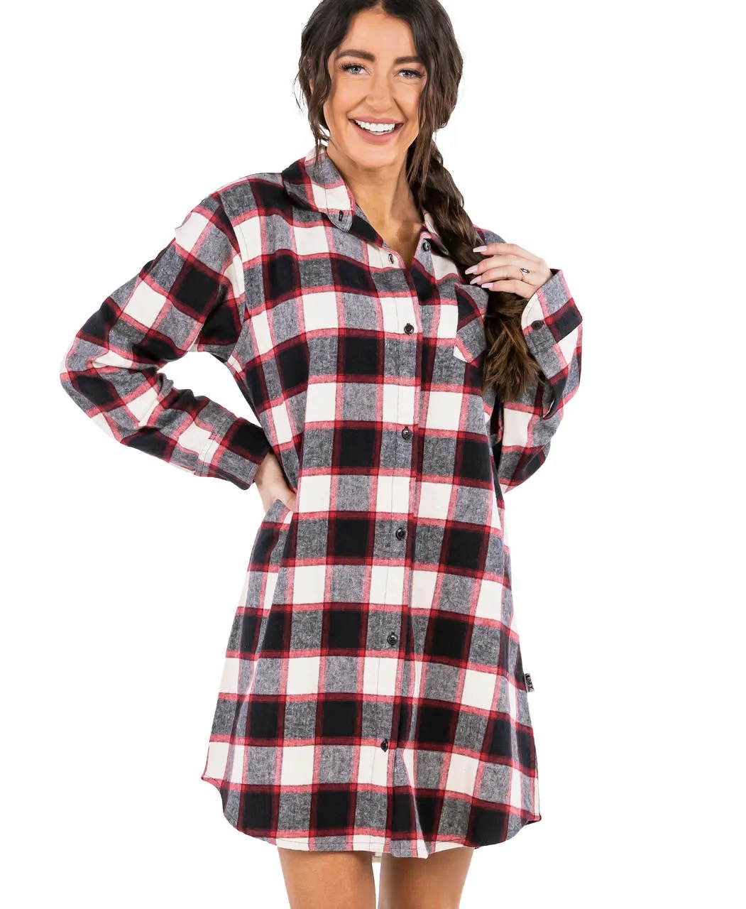 *FINAL SALE* Flannel Nightshirts - Multiple Colors