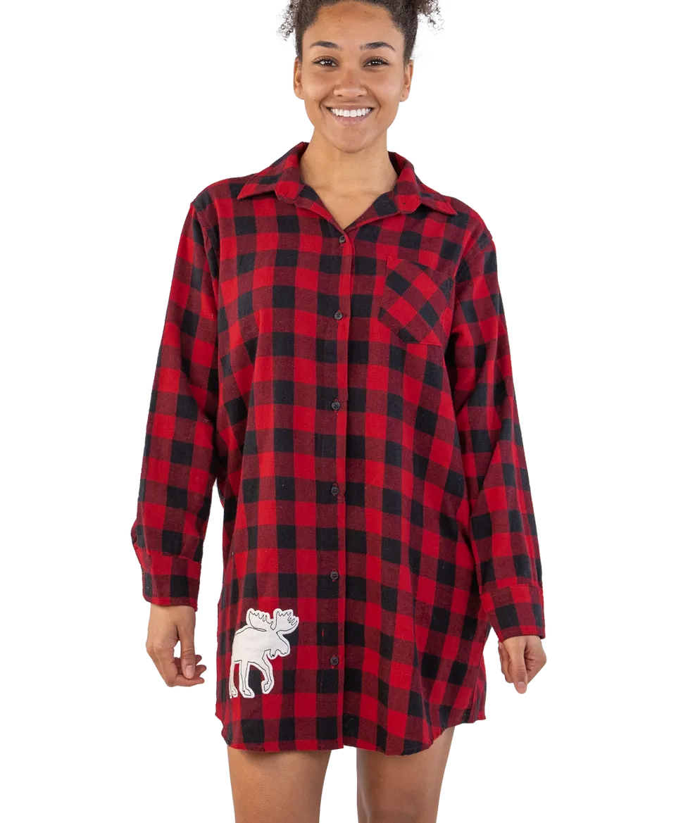 *FINAL SALE* Flannel Nightshirts - Multiple Colors