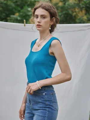 ??Final Sale??Leilani Square Collar Knit Vest FadeResistant Coating
