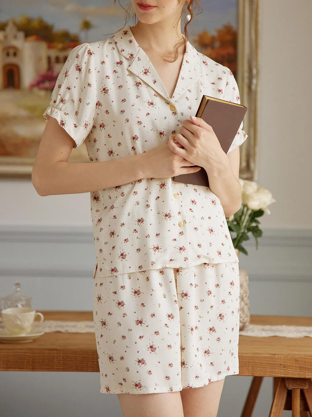 NonIrritatingEdges ??Final Sale??Lola Floral Printed Pajamas