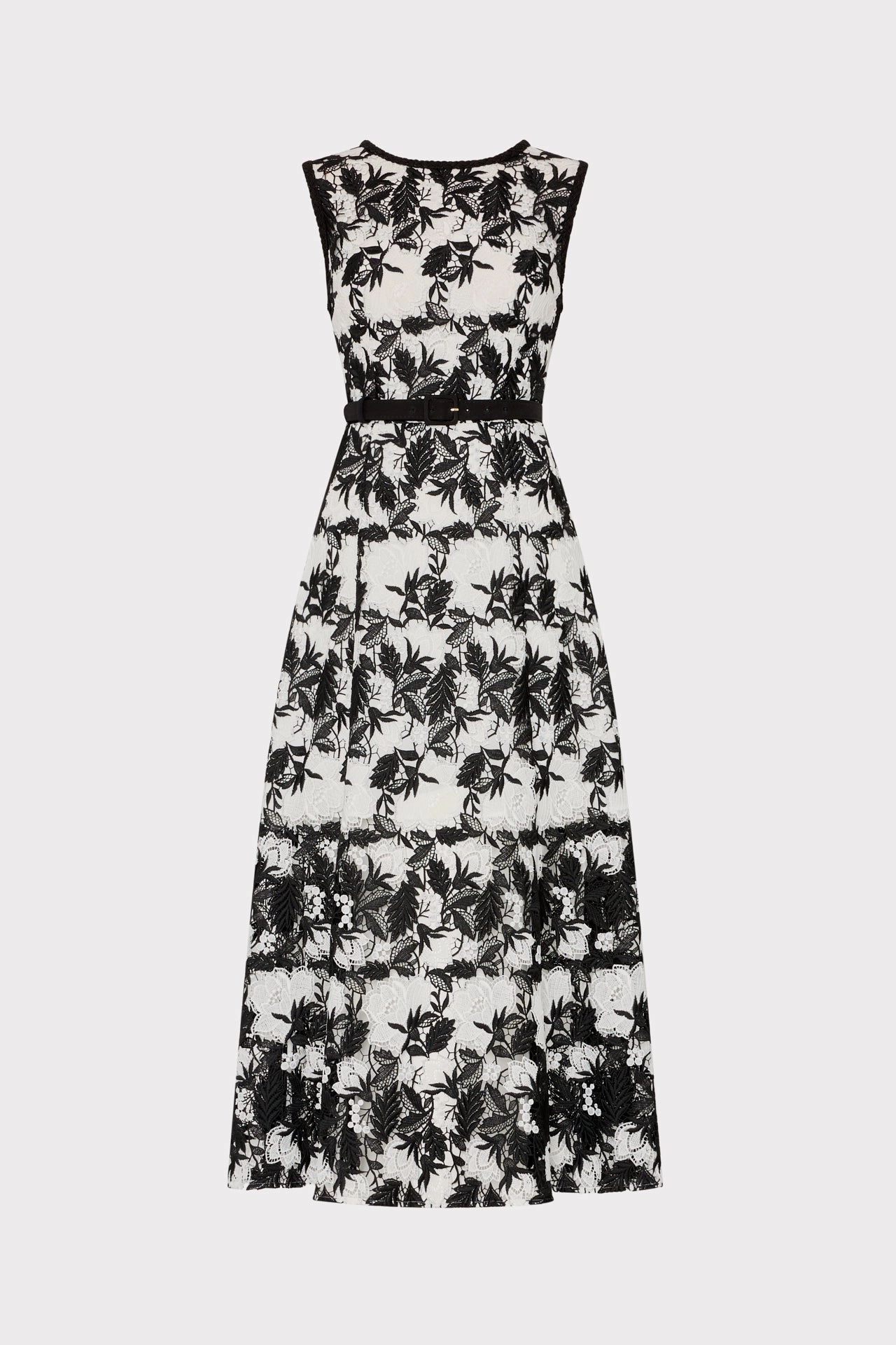 Paloma Two Tone Lace Midi Dress Stream Cut
