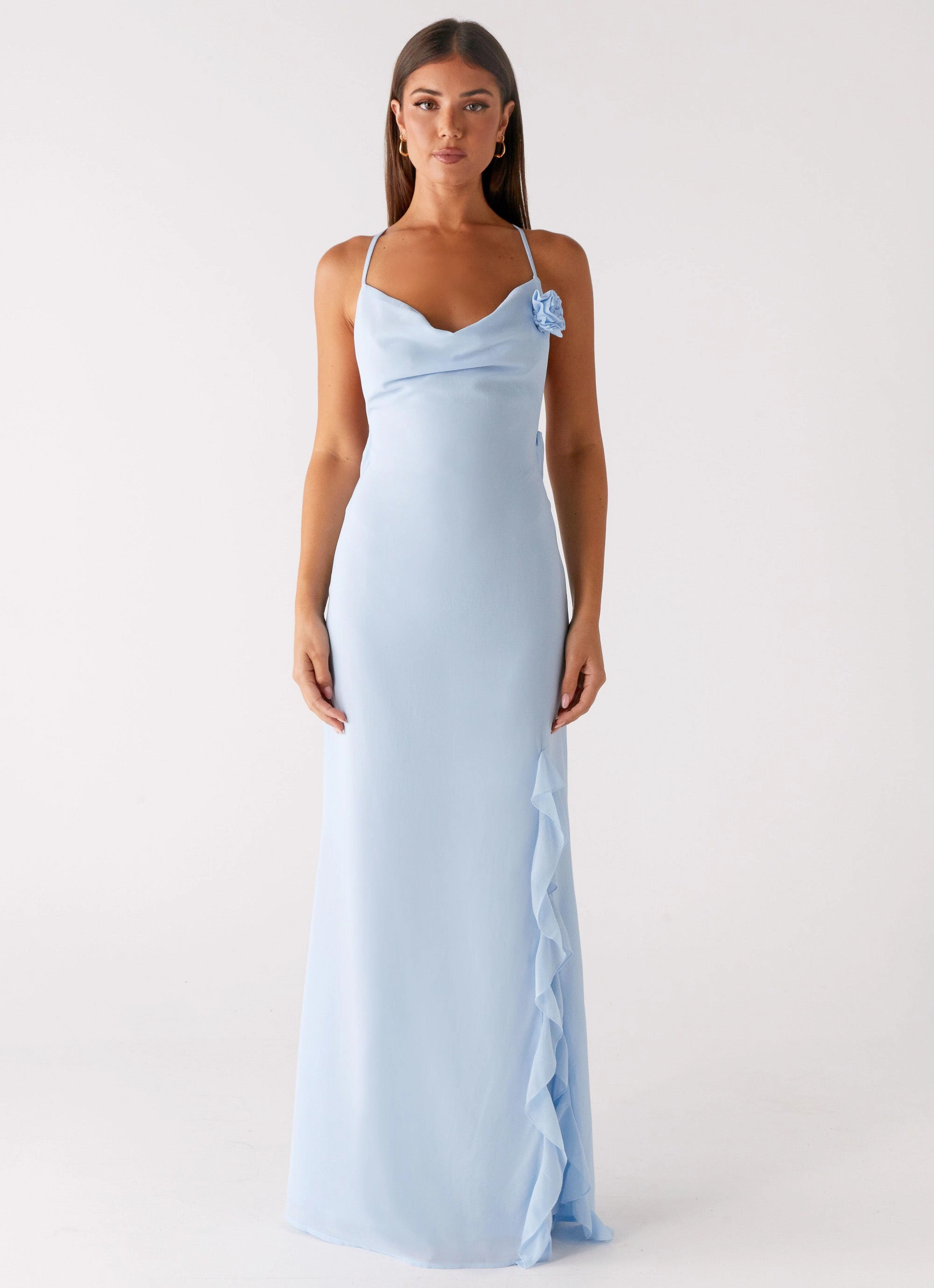 Scandi Light First Class Maxi Dress - Blue