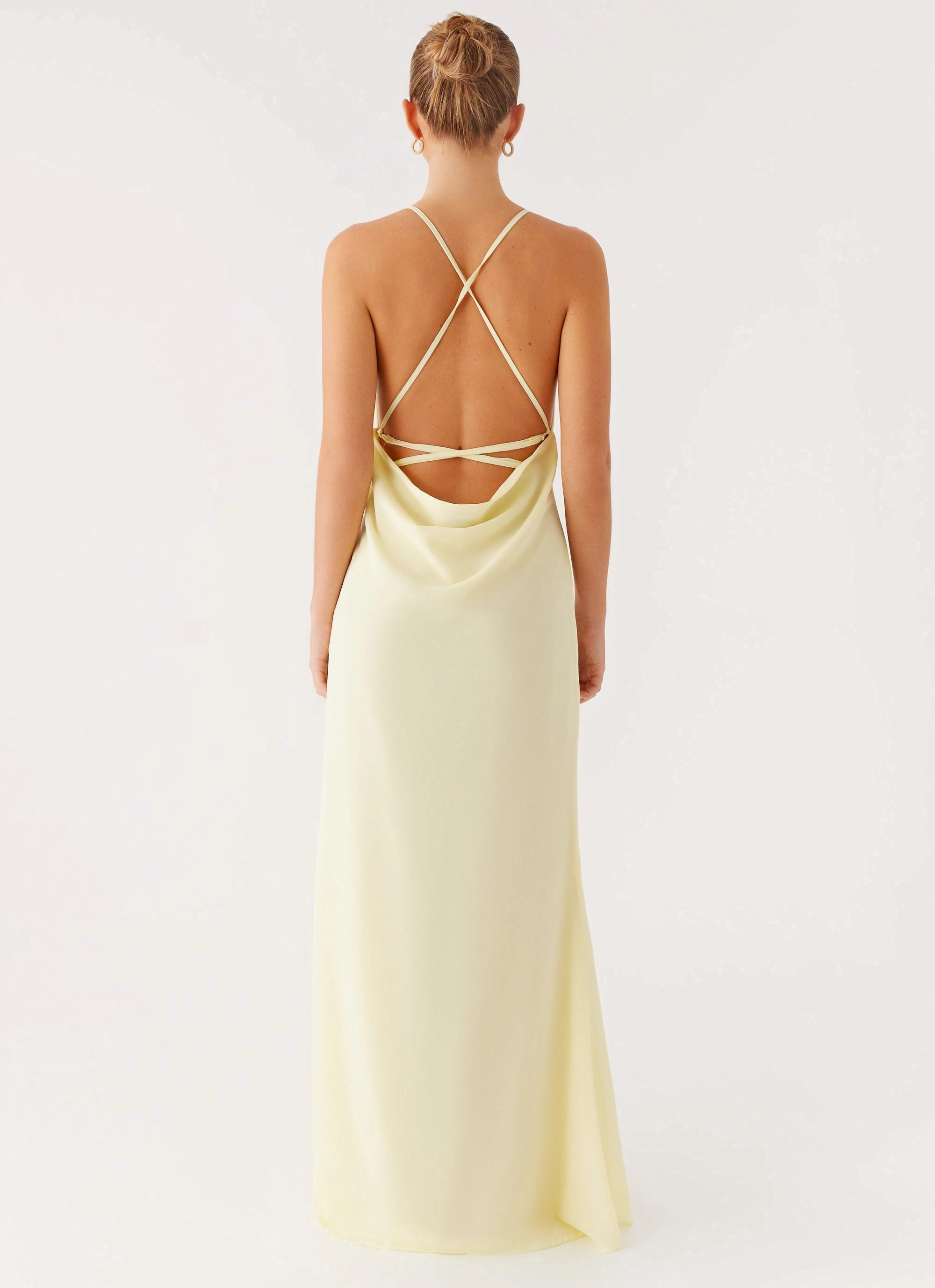 Versatile and Comfortable Warm Season First Class Maxi Dress - Yellow