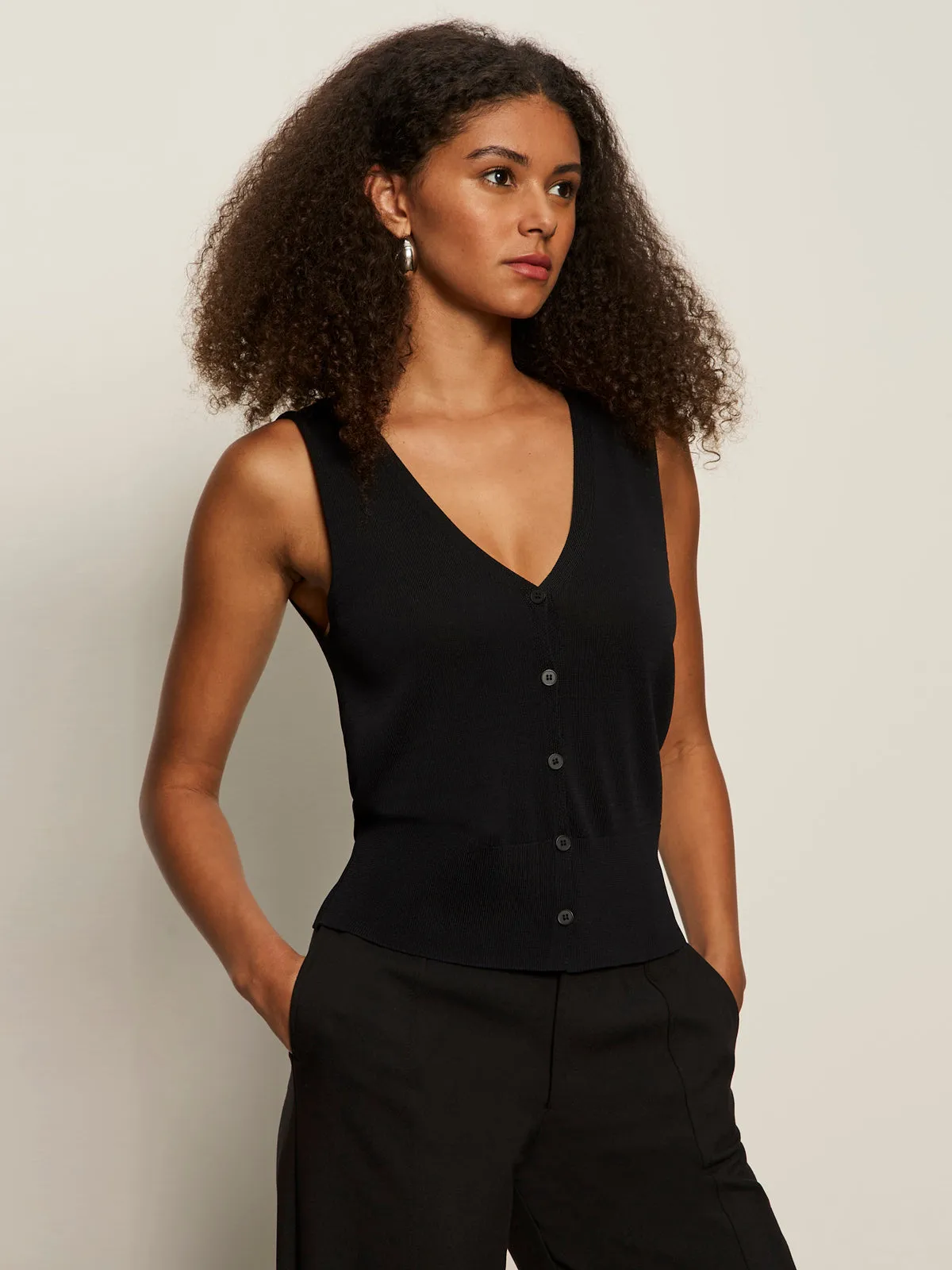 Polished Barrel Pant Black All Season Fit Wrinkle Resistant Finish