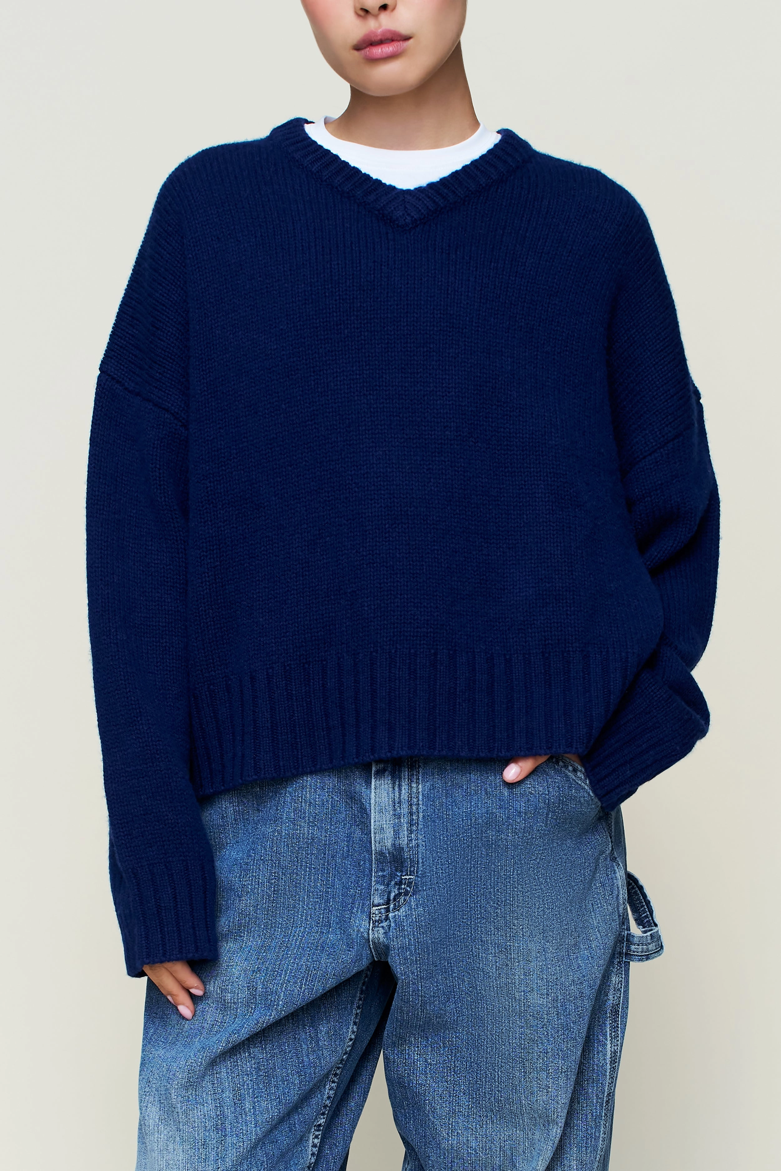 Joni Cashmere V-Neck Jumper Daily Trend